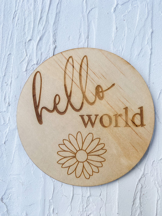 Hello World - flower