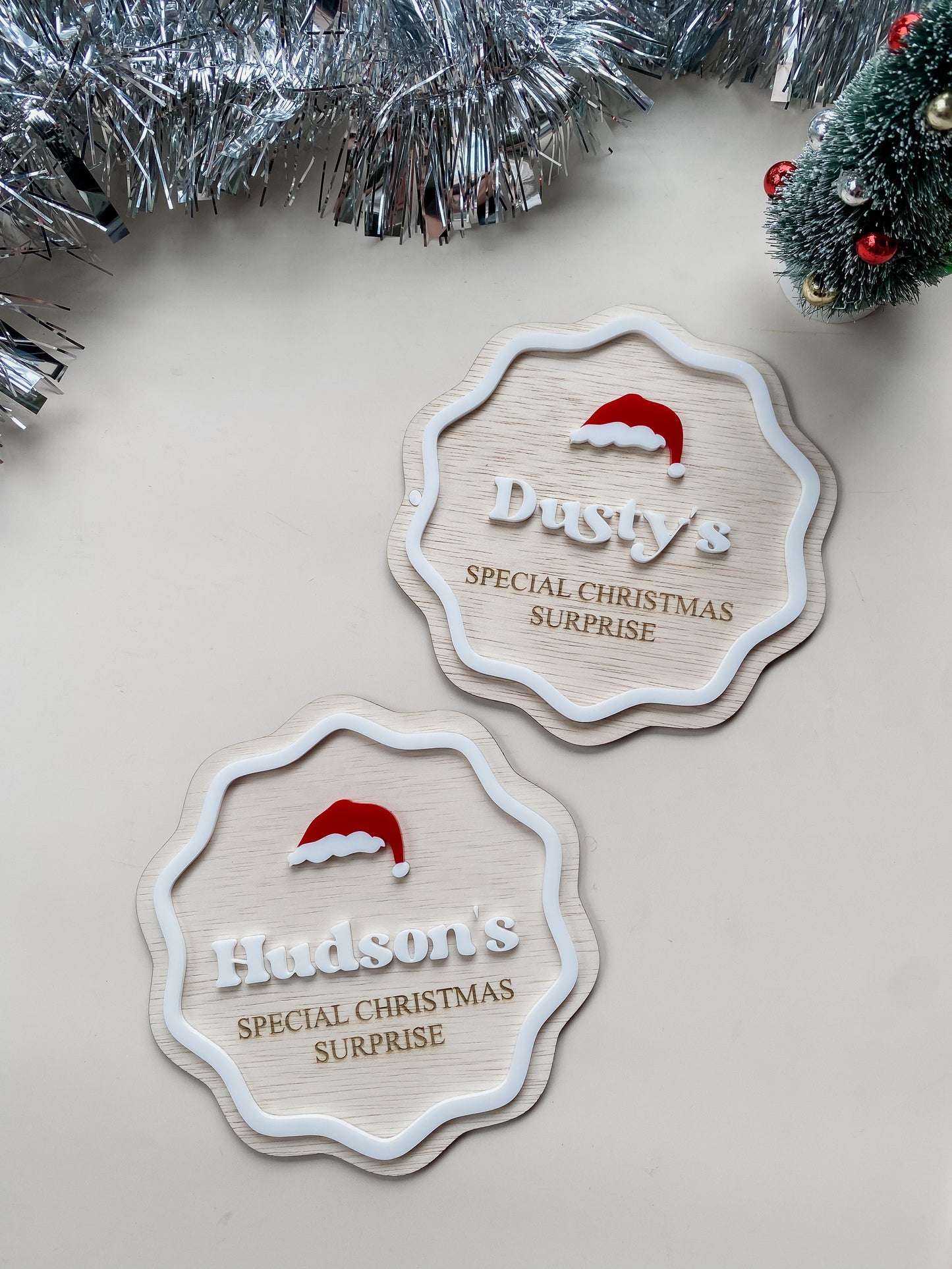 Christmas Crate Sign - Personalised