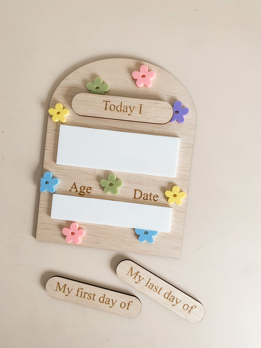 Milestone and Memory Board