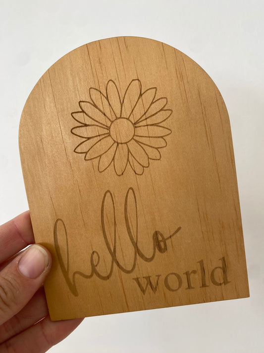 Hello World Flower