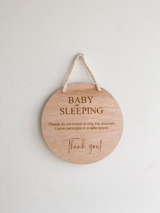 Do Not Knock - Baby Sleeping