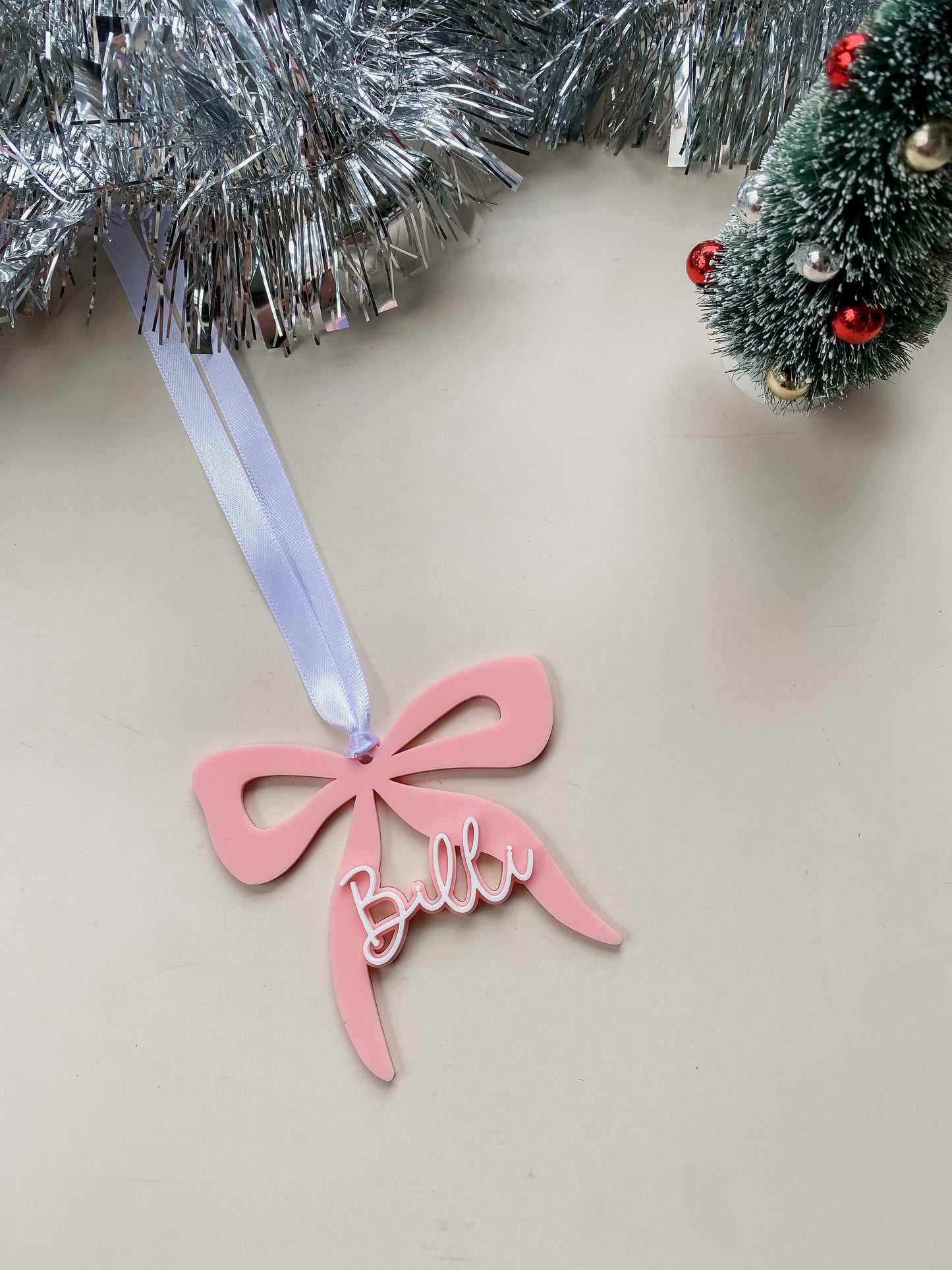 Decorative Bauble - Personalised Bow