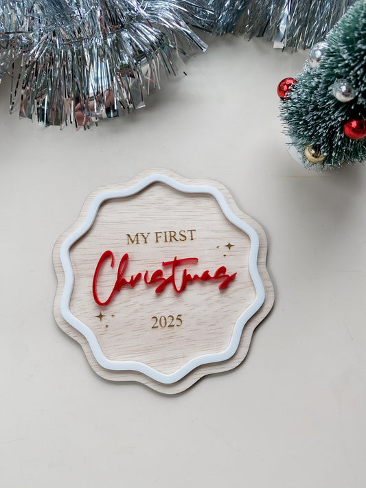 My First Christmas Sign