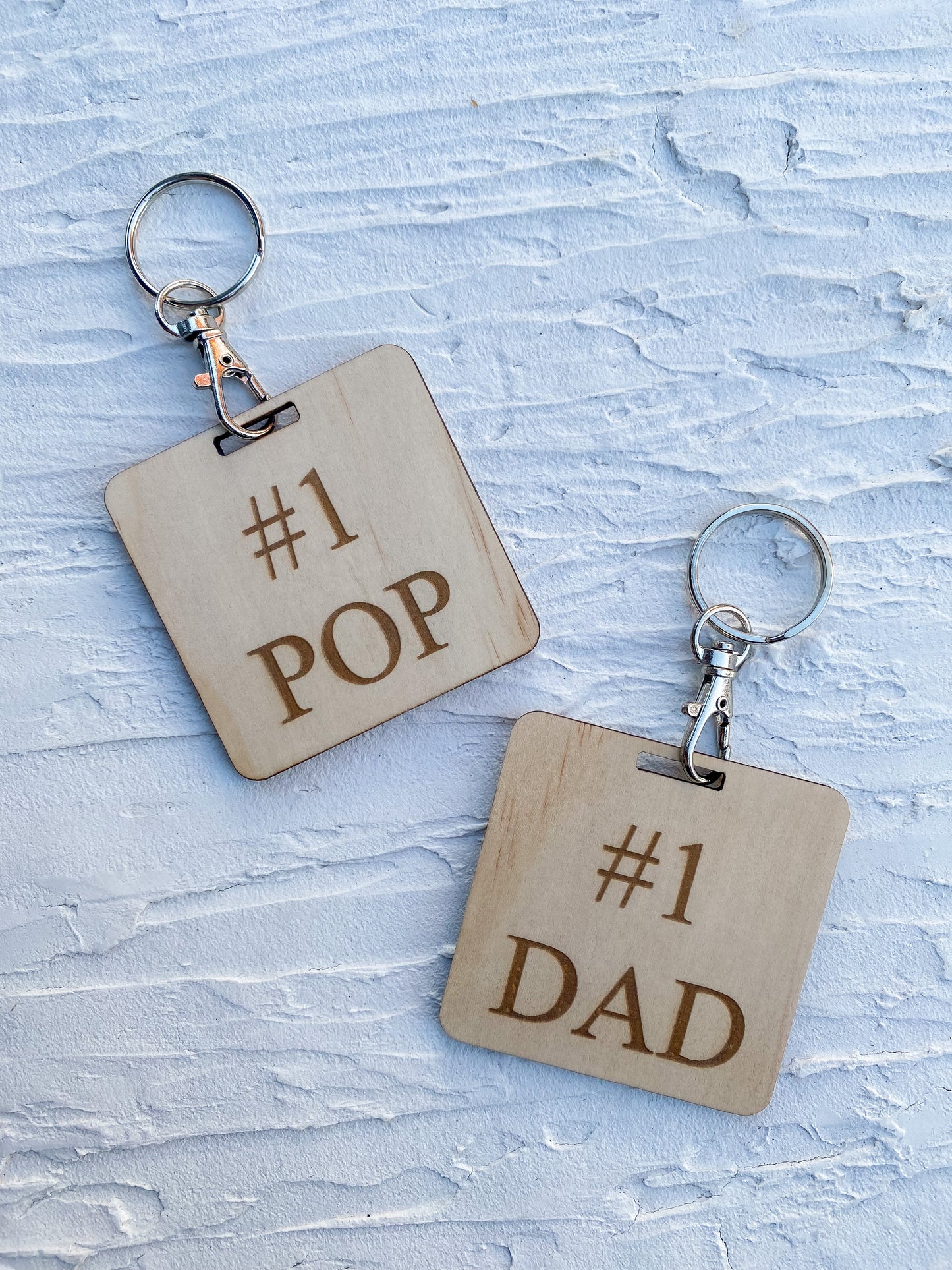 #1 Dad Keyring