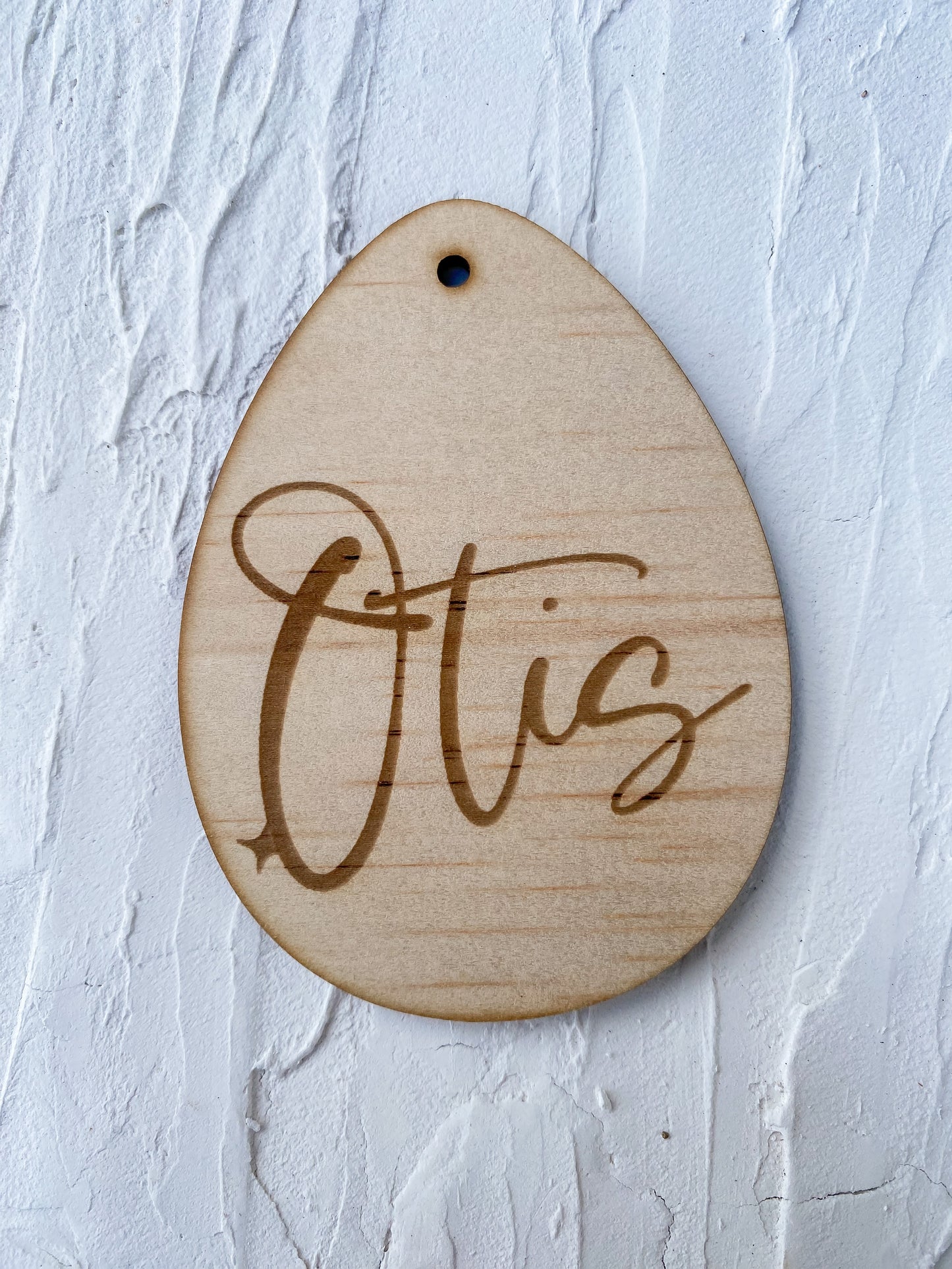 Egg name tag - Otis