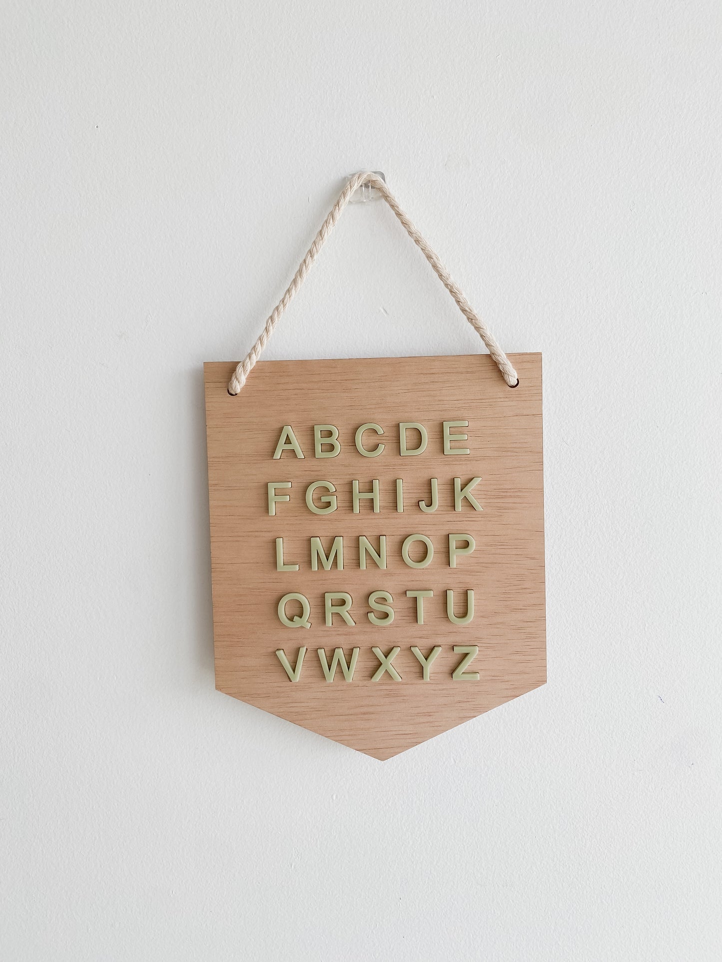 Alphabet Hanging Wall Sign