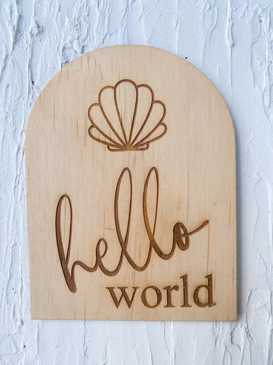 Hello World - shell