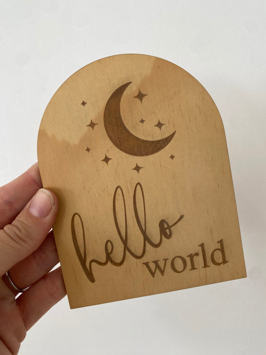 Hello World Moon
