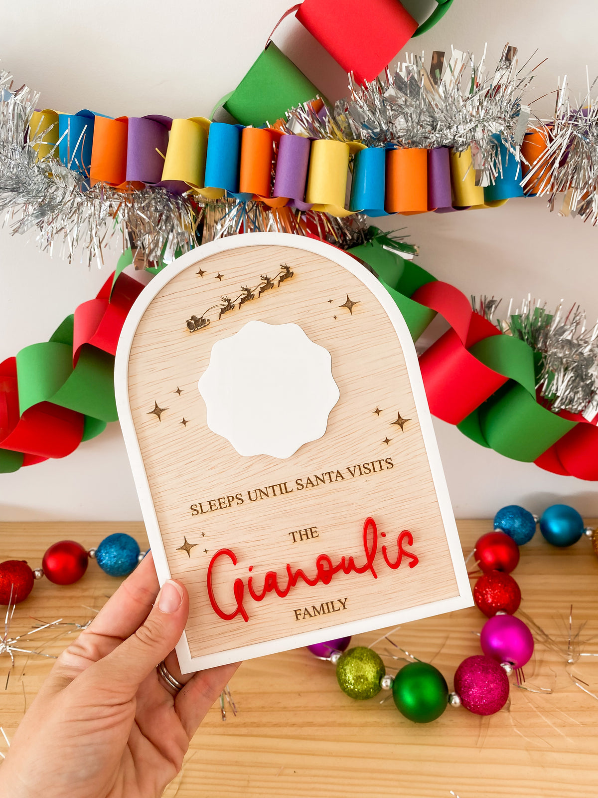 Personalised Countdown to Christmas