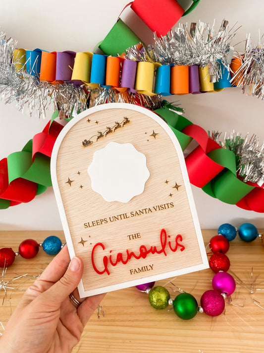 Personalised Countdown to Christmas