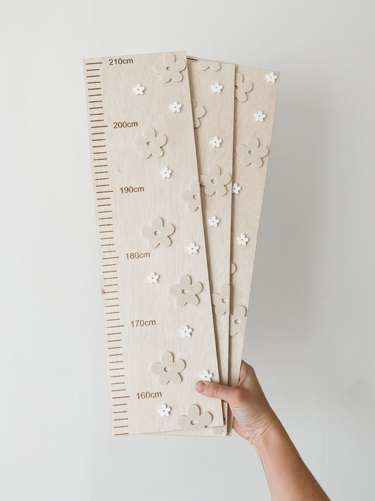 Flower Children's Height Chart