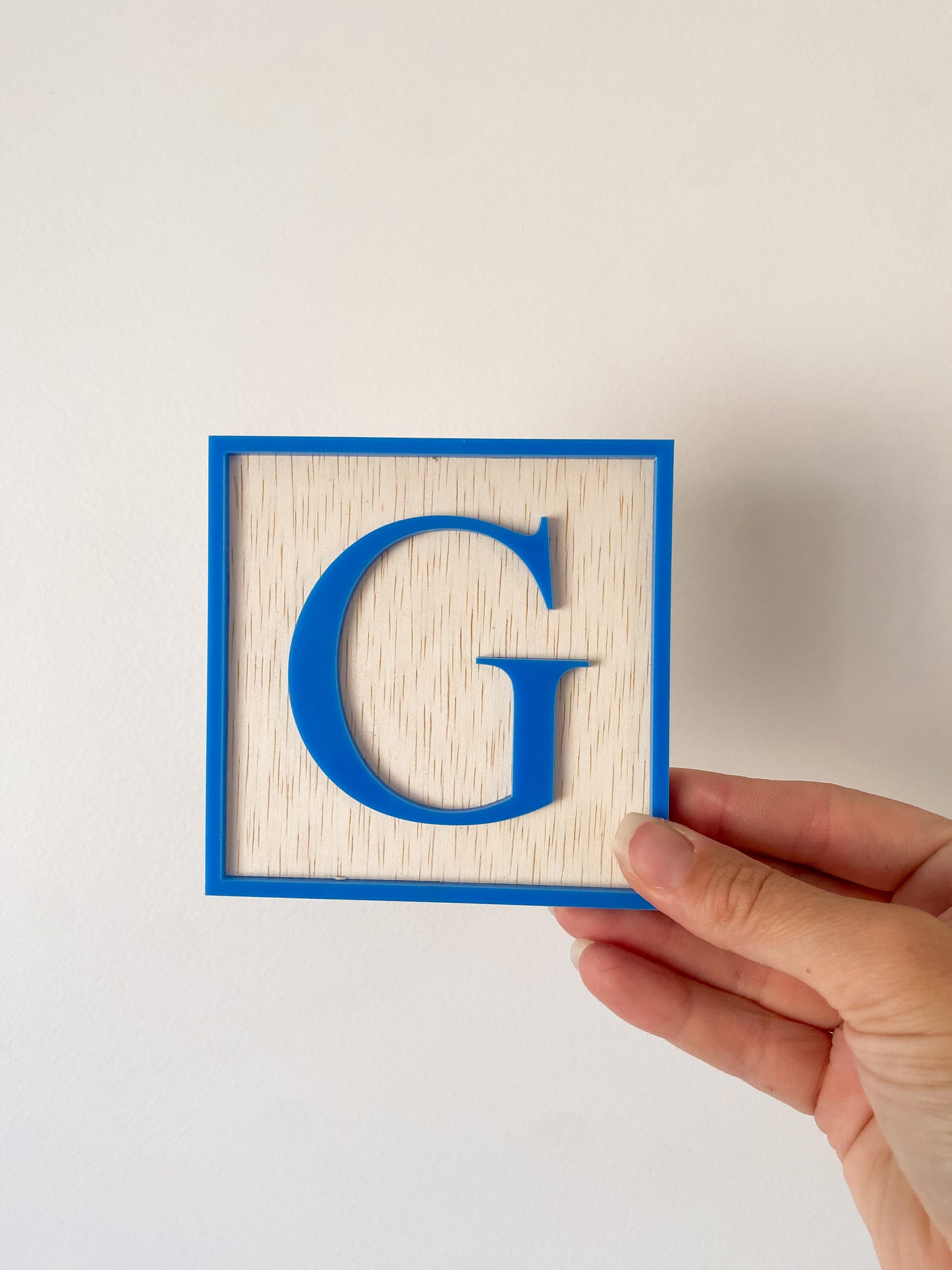 Vintage Block Wall Letters