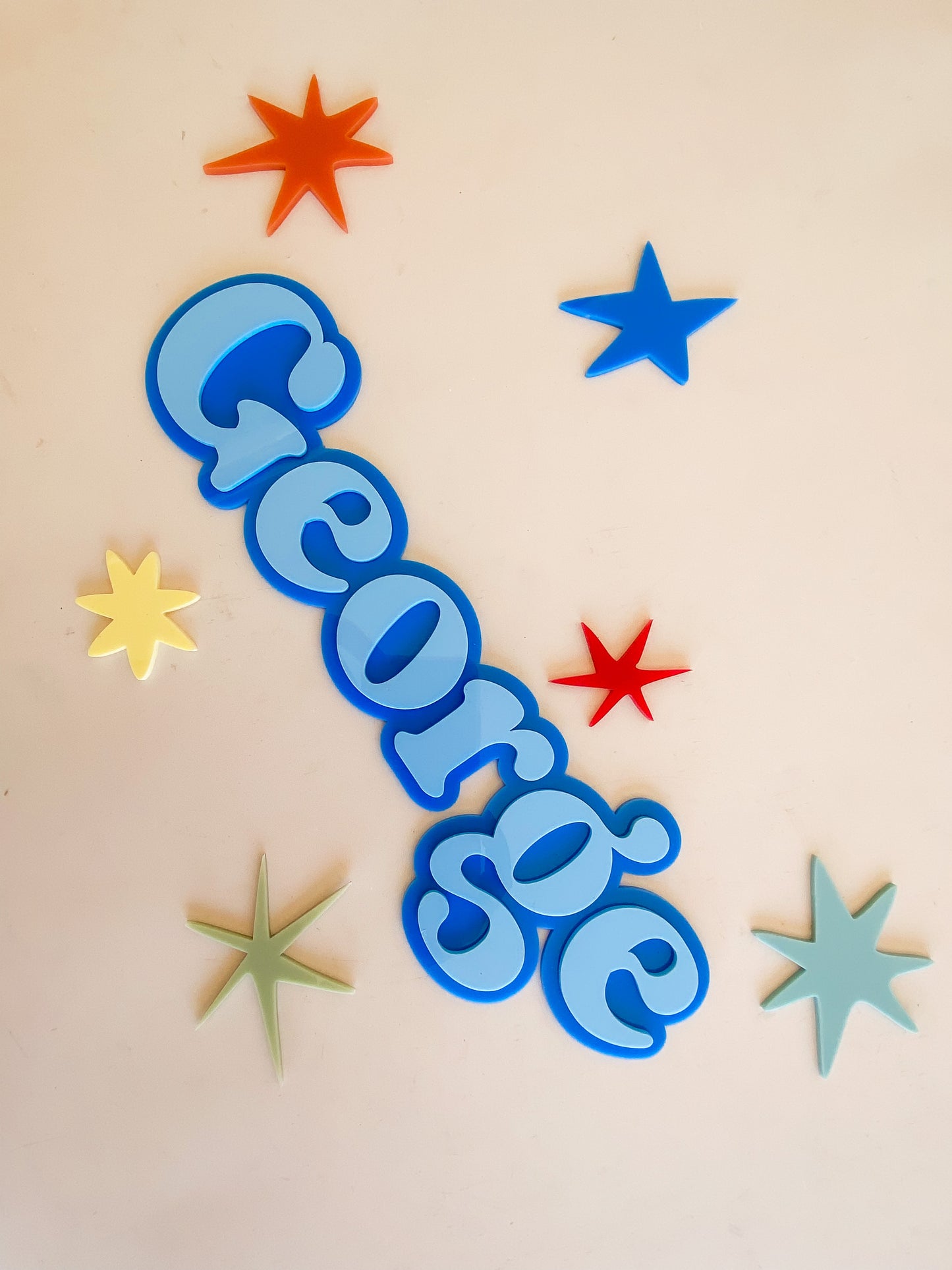 Retro Star Pop Shapes