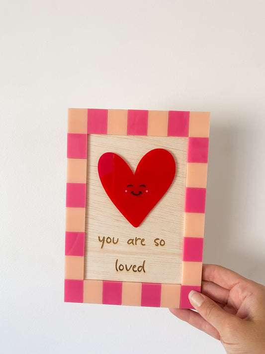 You are So Loved Wall Sign