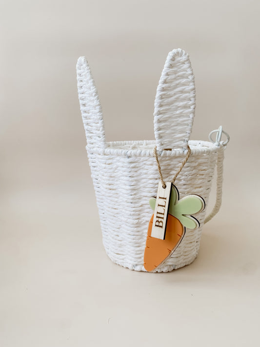 Easter Basket Name Tags - CARROT