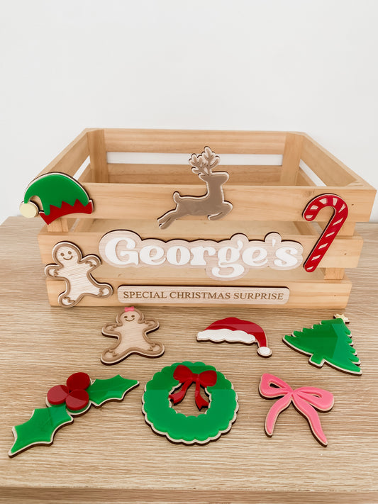 Christmas Crate Decorations