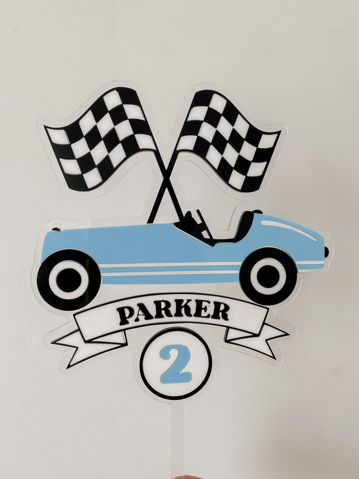 Race Car Cake Topper