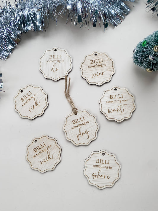 Mindful Gift Tags - Personalised Engraved