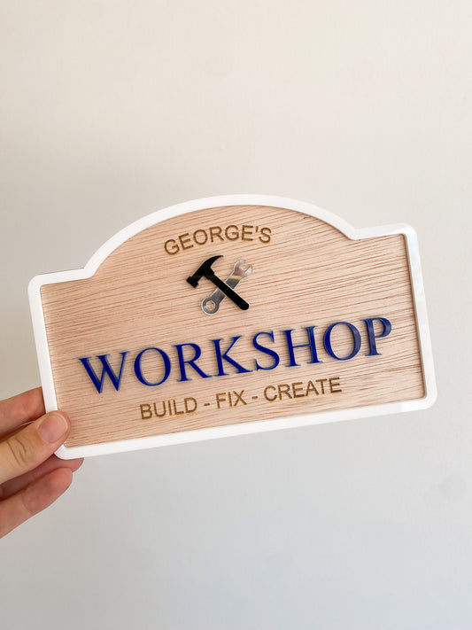 Workshop Playroom Sign