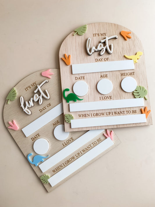 Large Back to School Board - DINOSAURS