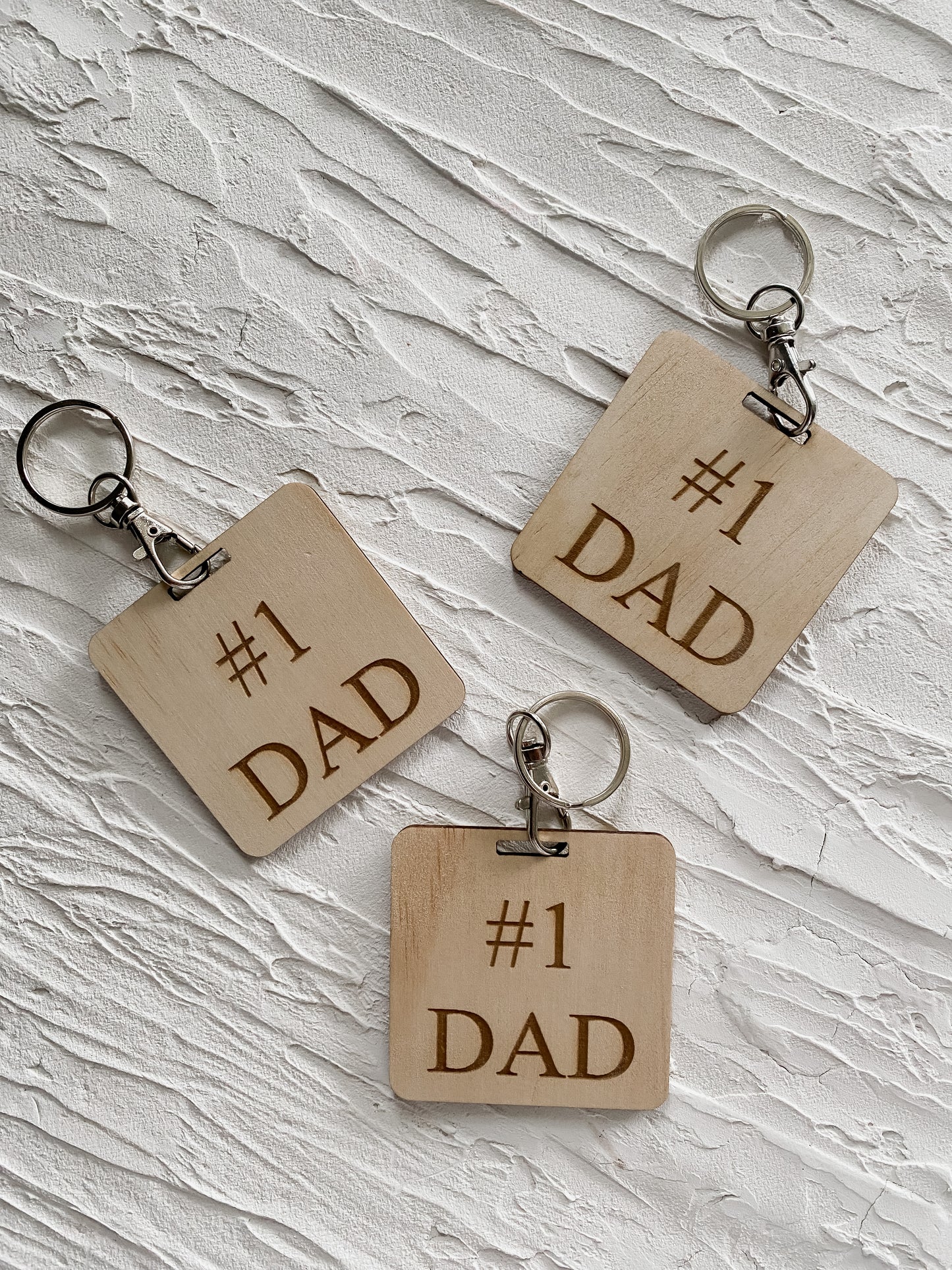 #1 Dad Keyring