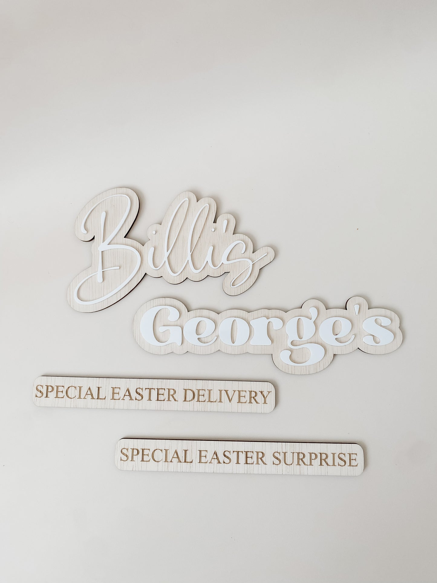 Easter Crate Name Sign