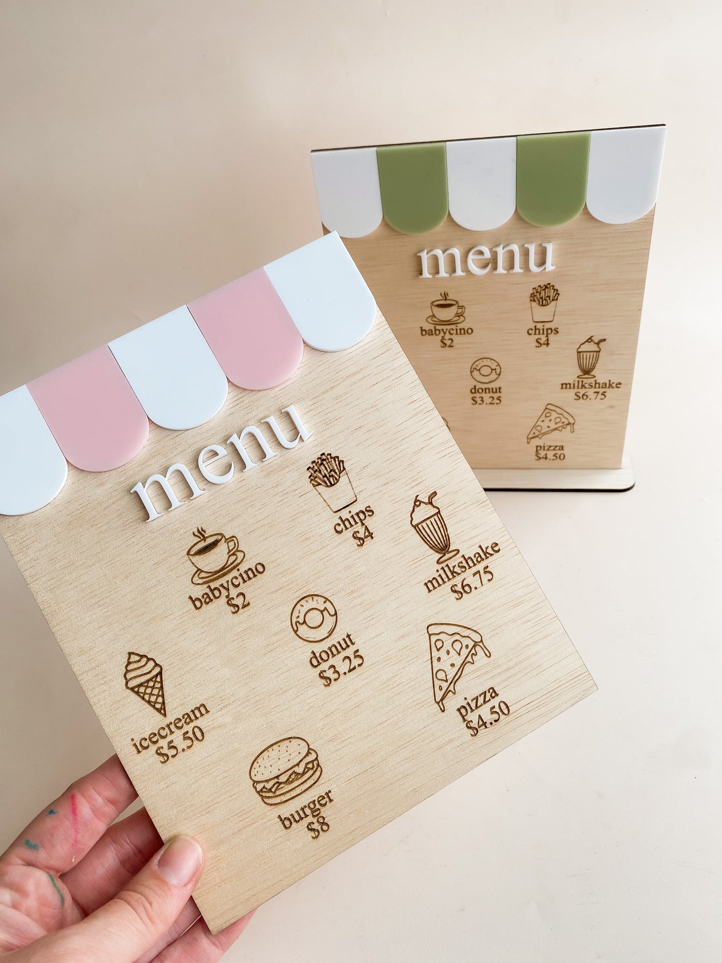 Cafe Menu Play Sign