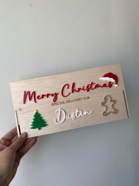 Personalised Christmas Crate