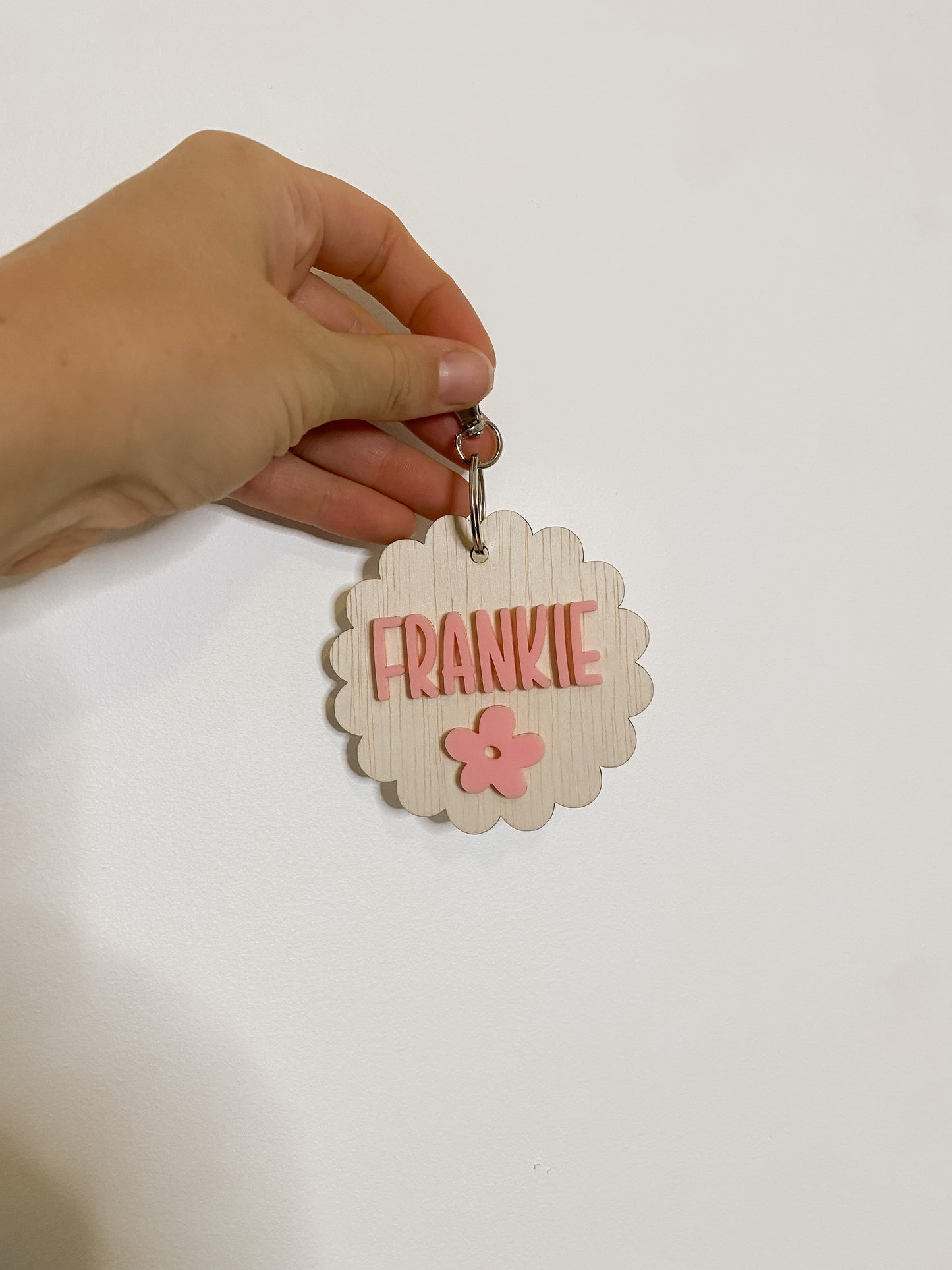 Acrylic Personalised Bag Tag