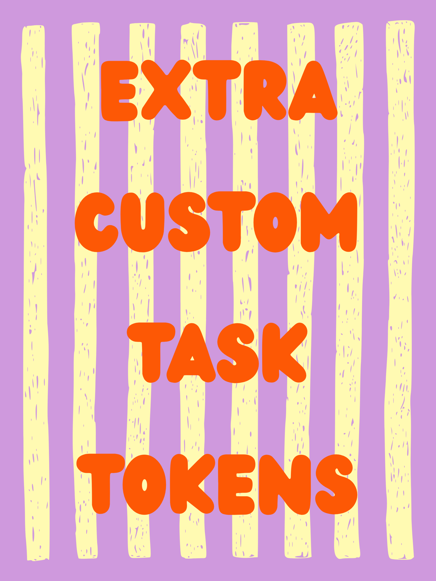 Daily Responsibilities Board -Extra Tasks Tokens