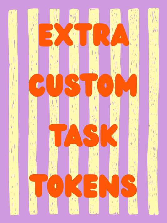 Daily Responsibilities Board -Extra Tasks Tokens